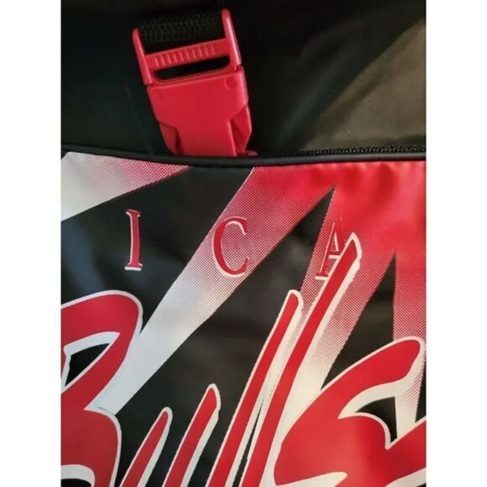Chicago Bulls NBA Black‎ Red Backpack